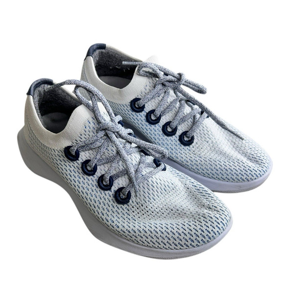 Allbirds Tree Dasher 2 Sneakers Women's Sz 9 Blue White Comfort Soles Athletic - Picture 5 of 10